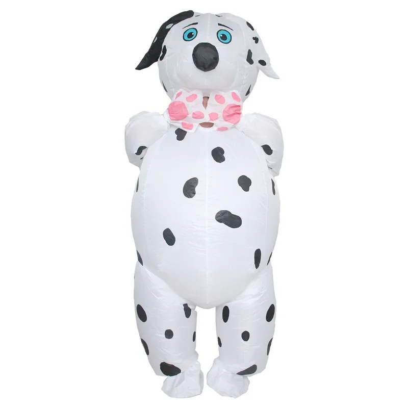 2024 New Halloween Party Funny Dog Inflatable Costume Wholesale Cosplay Dalmatian Inflatable Clothing NEW STYLE