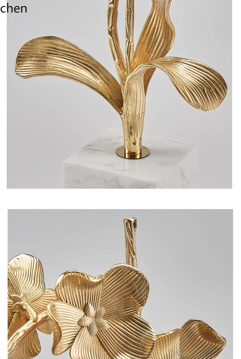 DSA  Light Luxury Butterfly Orchid Desktop Ornament for Entryway, TV Cabinet, Wine Cabinet, Sideboard, Display Decoration