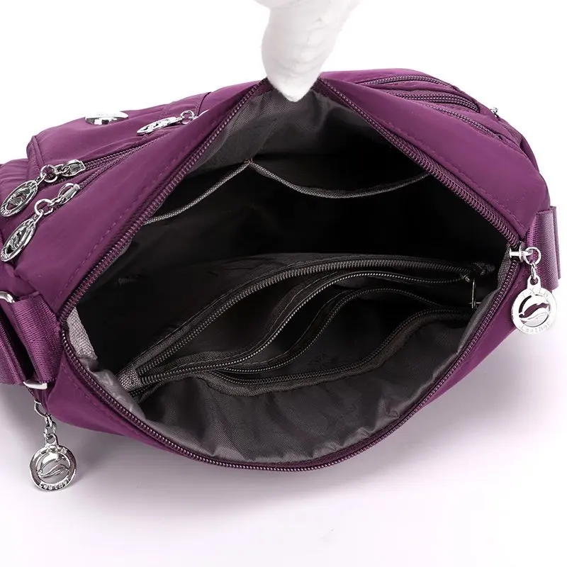 Bag Women's Large Capacity Shoulder Bag Waterproof and Wear Resistant Multi Pocket Commuter Leisure Outdoor Crossbody Bag image 6