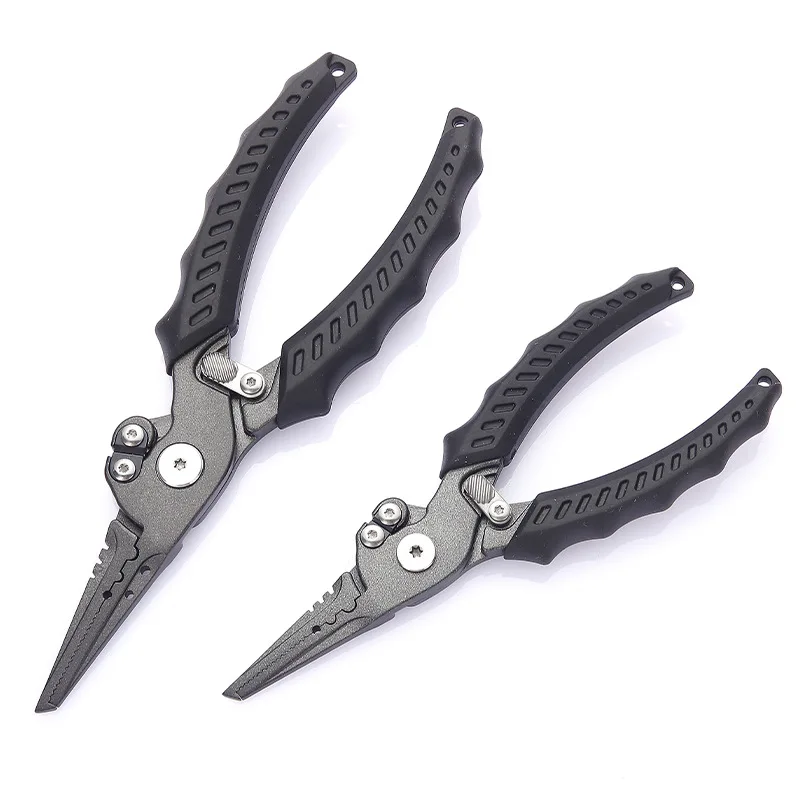 

Multifunctional Straight-mouth Fishing Pliers Aluminum-handled Fishing Shears Lightweight Fishing Pliers Y784