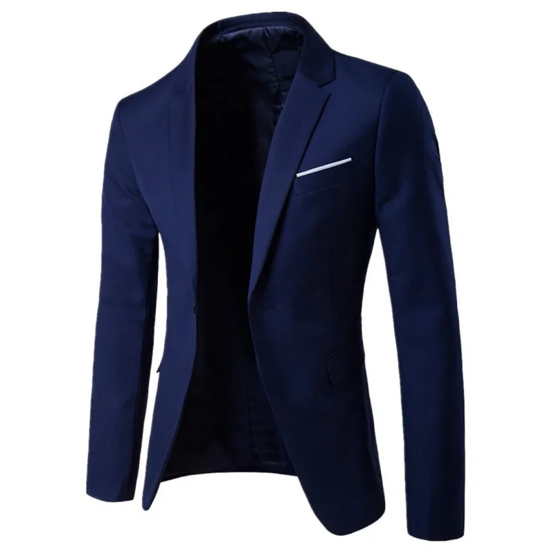 New fashion men's suit Korean style slim fit jacket business leisure professional formal top