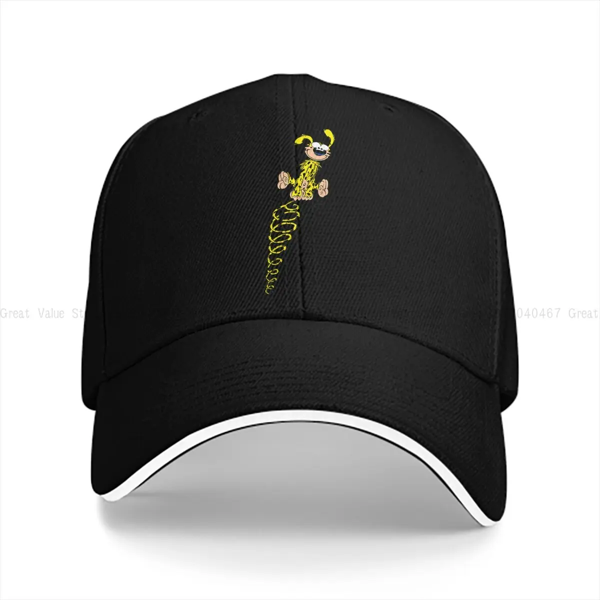 Washed Men's Baseball Cap Novelty Trucker Snapback Caps Dad Hat Marsupilami Cartoon Golf Hats