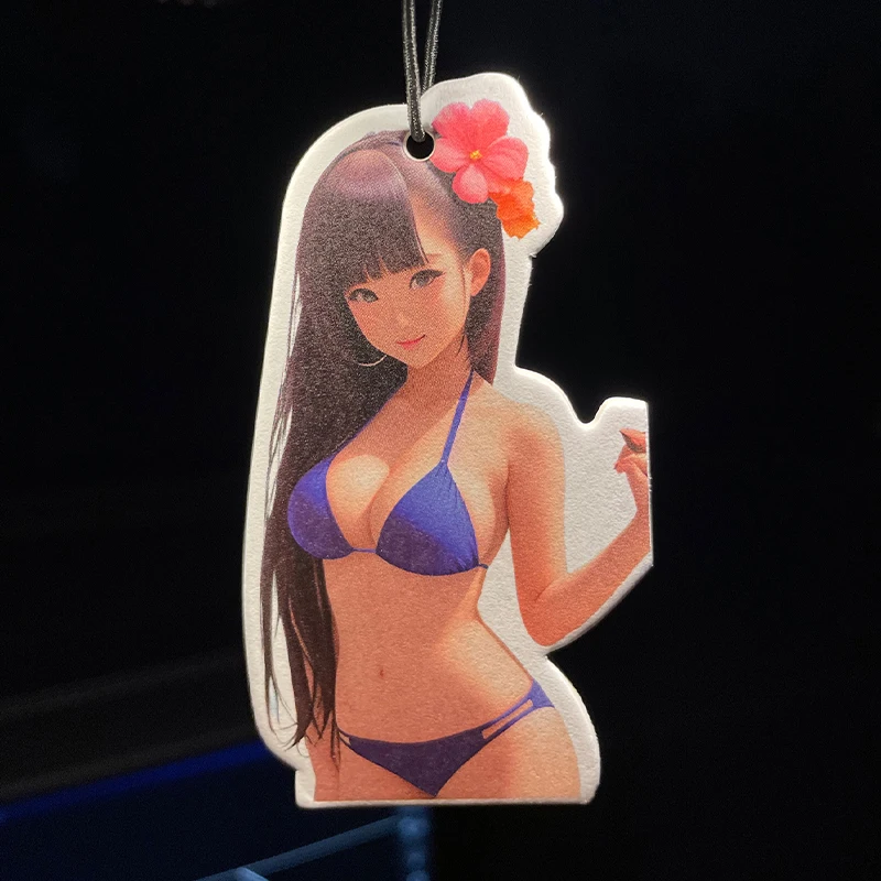 Bikini Sexy Beauty anime cartoon Japanese cartoon characters Japanese girls summer beach beach resort pool party car aromatherap