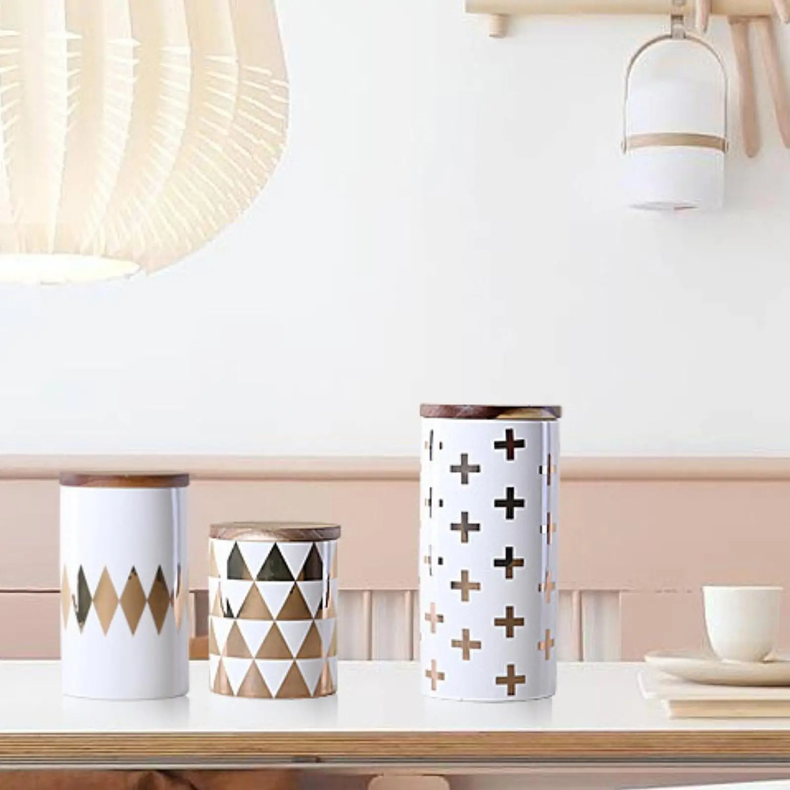 

Ceramic Storage Jar Storage Box for Candy Sugar Farmhouse Kitchen Decor