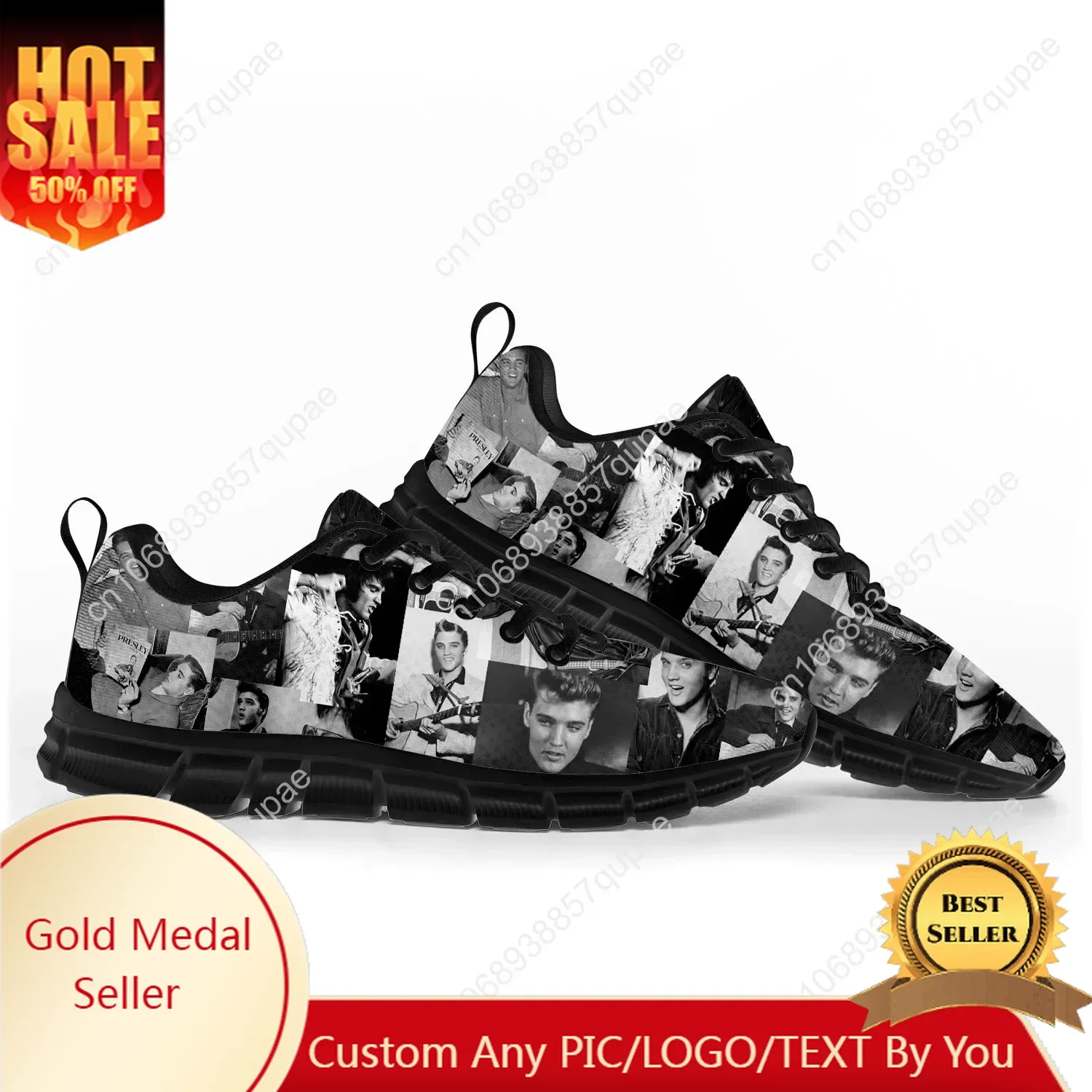 

E-Elvis King Hillbilly Cat Sports Shoes Mens Womens Teenager Sneakers Custom High Quality Couple Shoes P-Presley