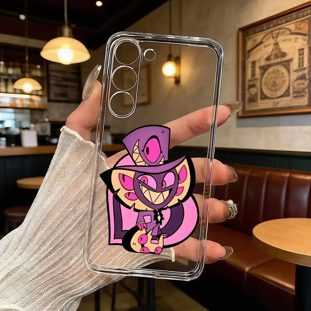 Sir Pentious H-Hazbin H-Hotel Phone Case For Samsung Galaxy A71,A70,A52,A51,A40,A30 Transparent Cover