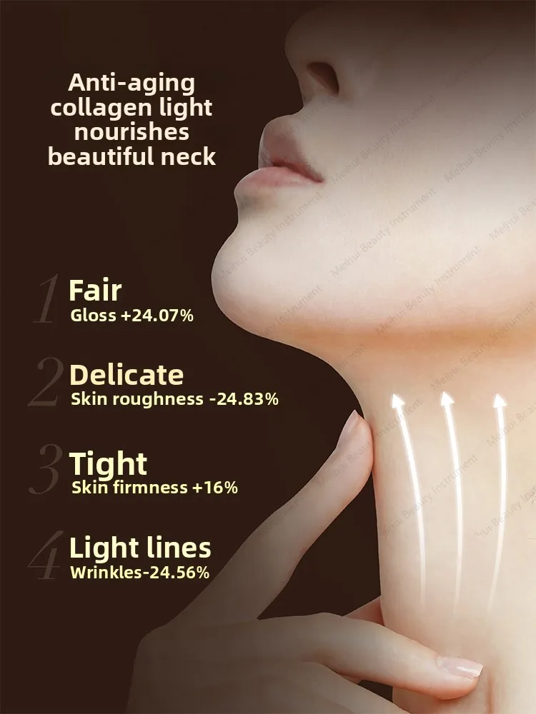 Neck Beauty Instrument Mask Photon LED Large Row Light Neck Beauty Instrument Light Pattern Rejuvenation
