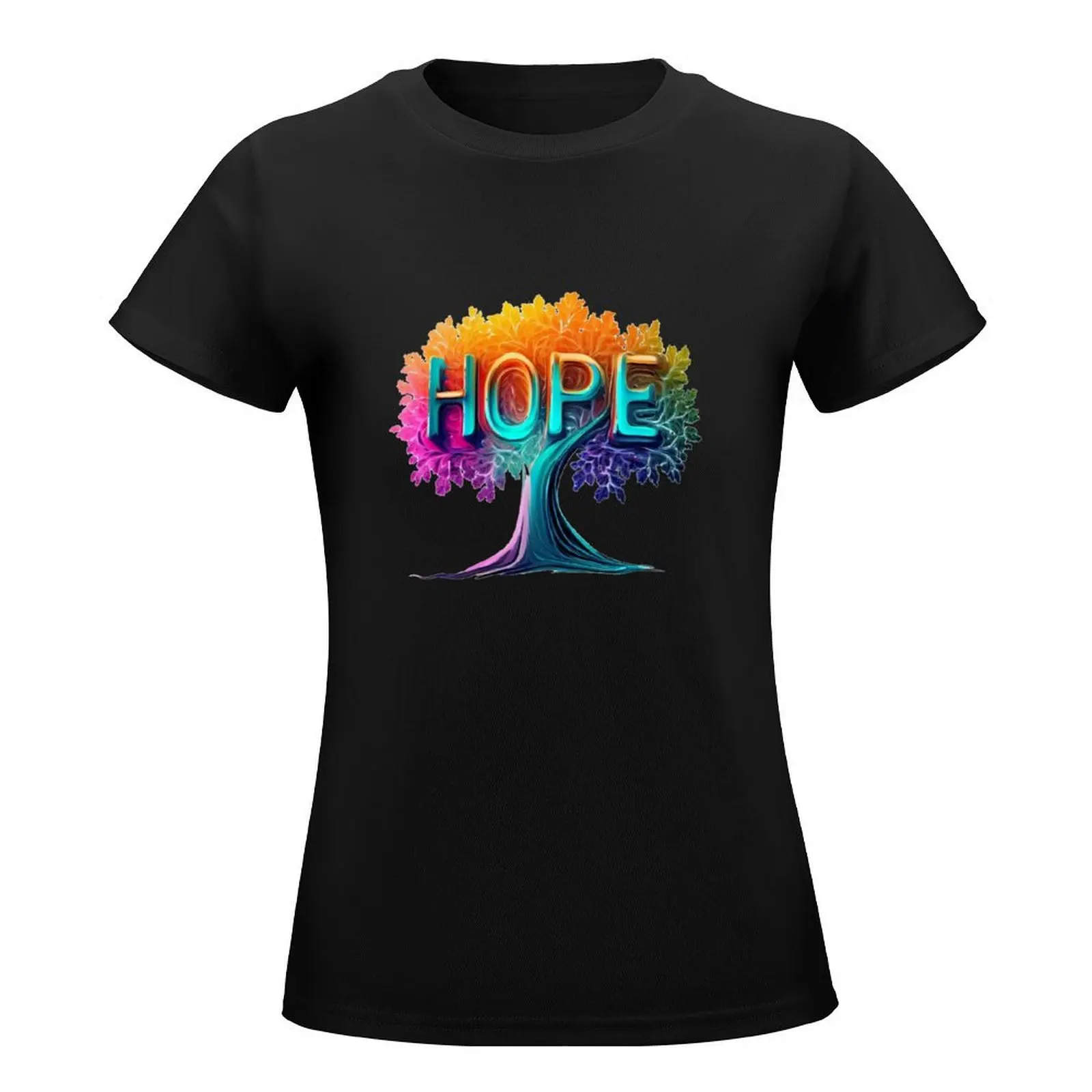 hope hoping meaning raising hope T-Shirt tees aesthetic clothes blanks designer clothes Women luxury