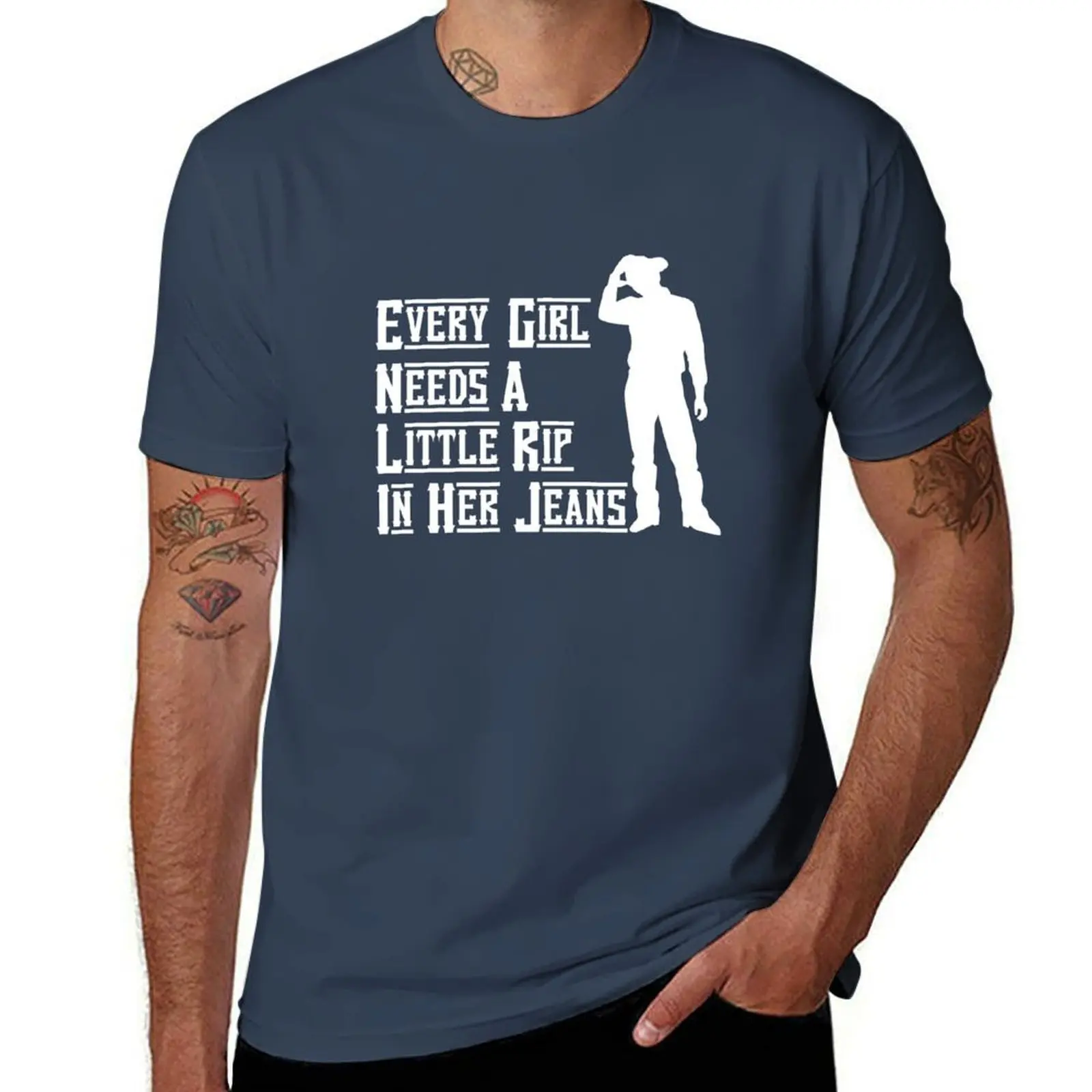 

Every Girl Needs A Little Rip In Her Jeans - Womens Every Girl Needs A Little Rip In Her Jeans - Every Girl Needs A Litt T-Shirt