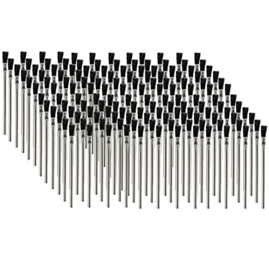 

576 Ea Acid Flux Brush 6" LG X 3/8" Solder Plumbing GLUES Touch UPS Tin Handle with Boar Hair Heads