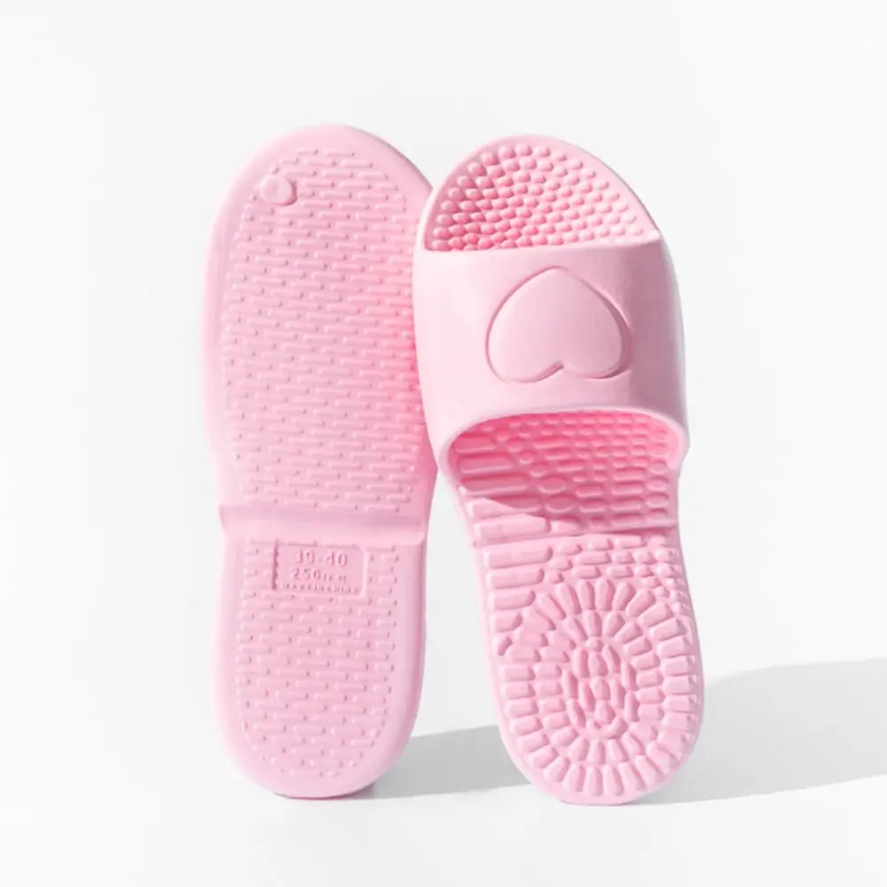 Soft Women Bathroom Massage Sandals Lightweight Non Slip Flat Home Slides Quick Dry Portable Travel Slippers