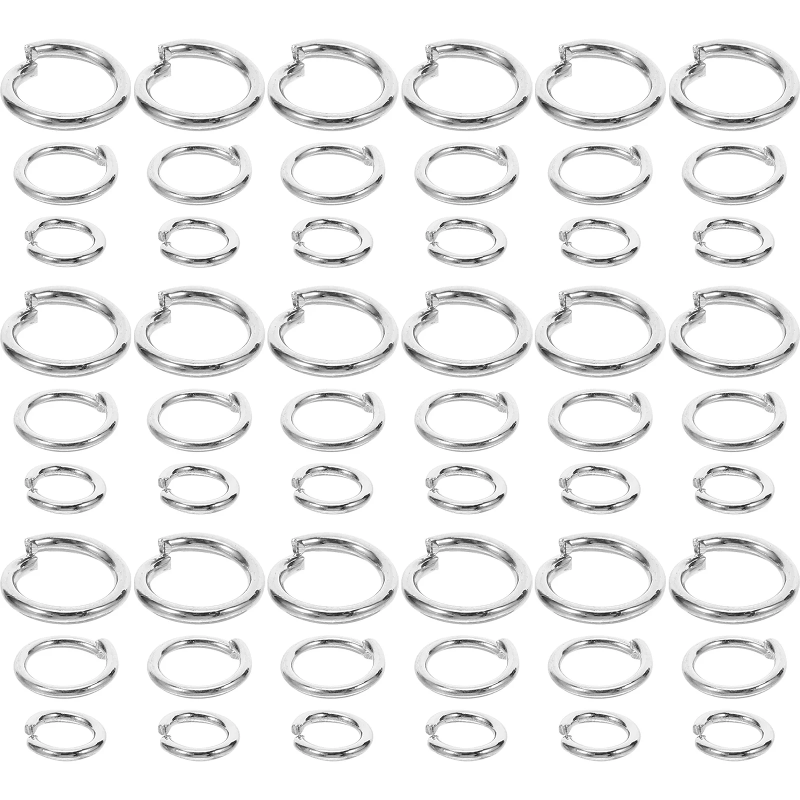 

1 комплект, открытые кольца для прыжков, 3 4, 5 мм, металлические уплотнительные кольца, фурнитура для изготовления ювелирных изделий, звенья для DIY, серьги, ожерелье, браслет, брелок