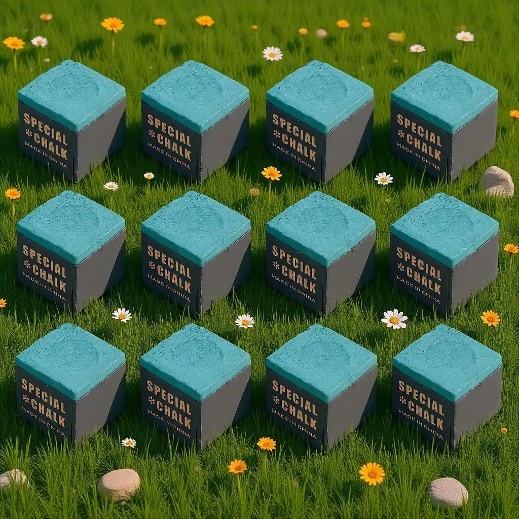 

Набор из 12 профессиональных мелков для бильярдных киев, улучшающих контроль, аксессуары для бильярда, порошок для протирки кия