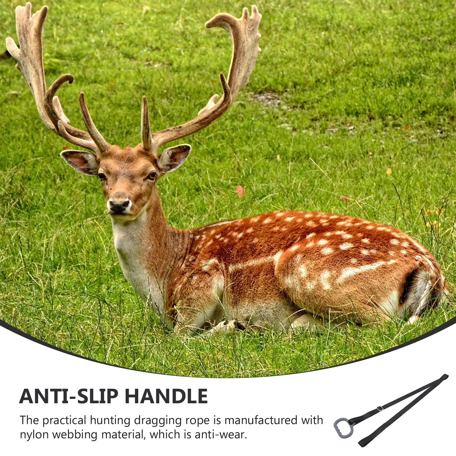 

Adjustable Sturdy Nylon Deer Heavy Duty Hunting Strap Reusable Wear Resistant Outdoor Gear Portable Deer Harness For