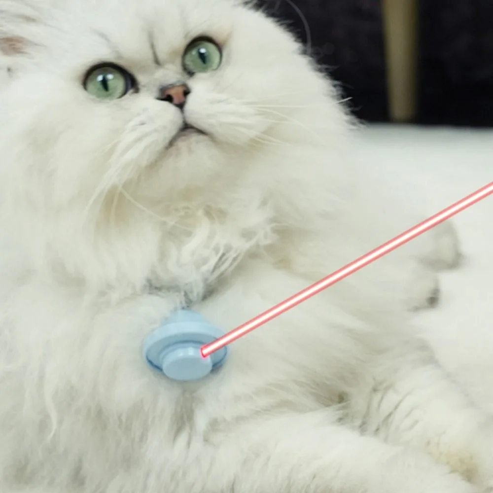 

Funny Automatic Laser Cat Toy Bell Shaped Bite Resistant Pet Amusing Toy Self Entertainment Cat Teaser Toy Indoor Use