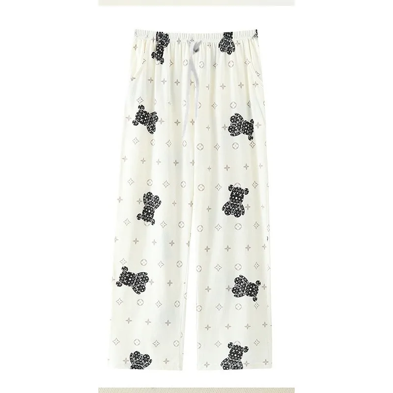 2025 Colorful Bear Pattern 3D Printing, Breathable Round Neck Quick Drying Pants