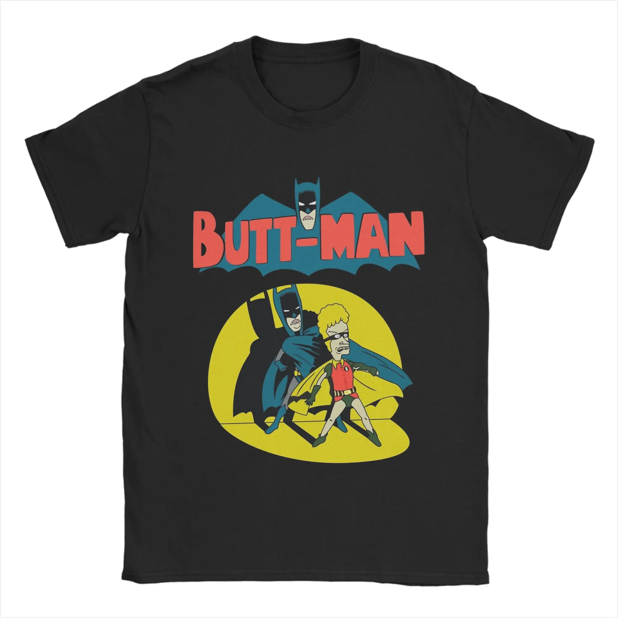 Vintage Beavis and Butt Head  T-Shirt for Men Round Neck Pure Cotton T Shirts  Short Sleeve Tees Plus Size Tops