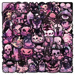 10/30/50pcs Gothic Horror Pink Black Skull Graffiti Stickers Laptop Notebook Fridge Suitcase Waterproof Cool Scrapbook Sticker