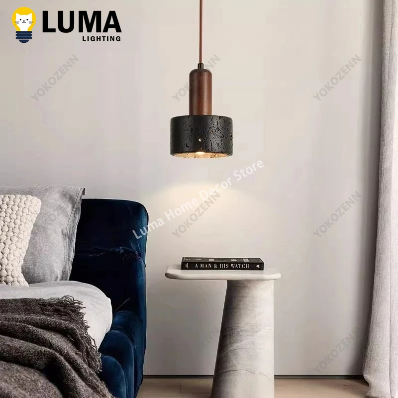 Kitchen Island Pendant Light Travertine Dining Table Hanging Lamp Bar Counter Light Single Double Triple Head Linear Fixture - view 5