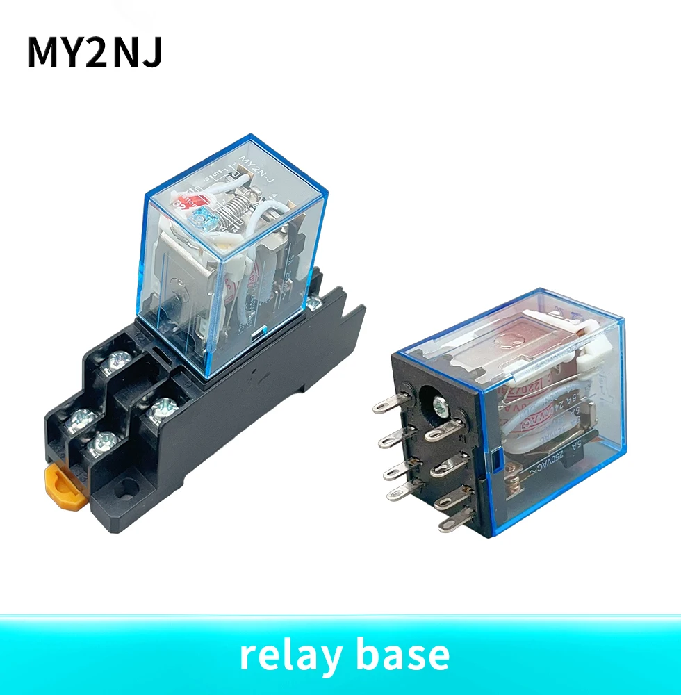 1set  MY2P HH52P MY2 relay 110V 220V 380V  coil high quality general purpose DPDT micro mini relay