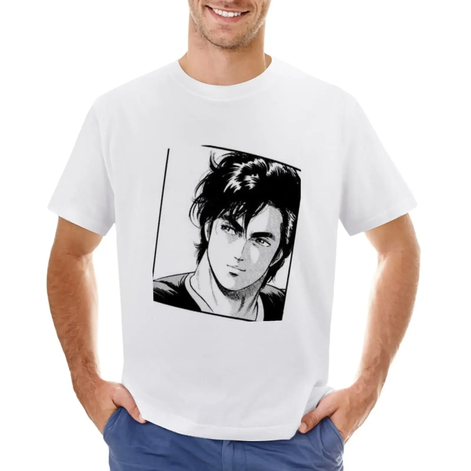 City Hunter - Ryo Saeba T-Shirt heavyweights quick-drying blacks mens t shirts pack