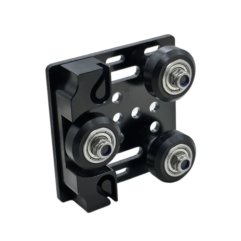 V Gantry Plate V-Slot X-axis Slider Aluminum Plate with Timing Belt Buckle 2020 V Profile Board for Tronxy X3 Tevo Tarantula PRO view 4