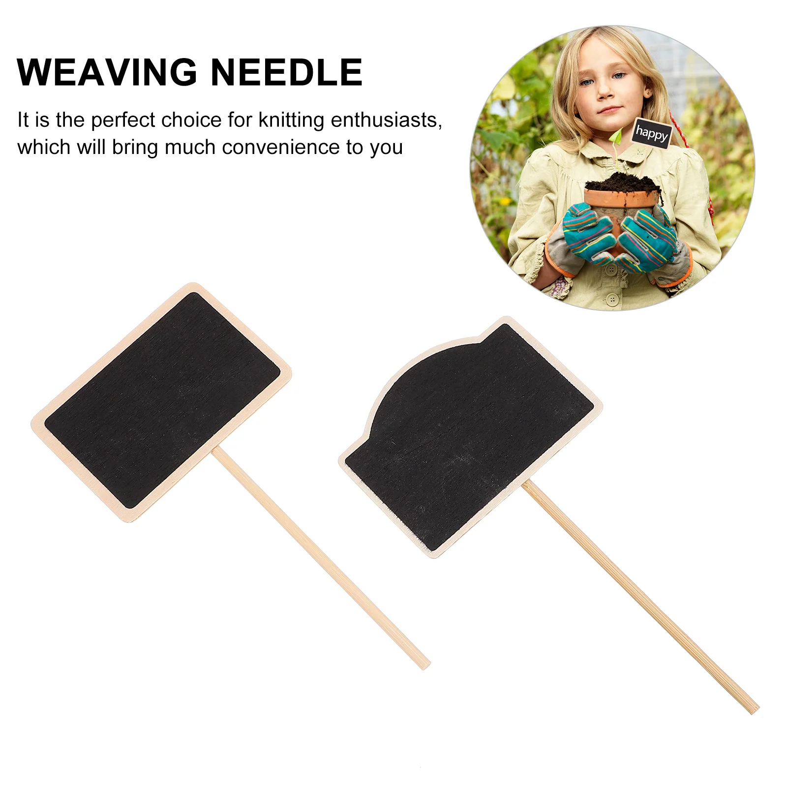 

20pcs Mini Blackboards Set Wooden Chalkboard Garden Flower Pot Decoration Message Inserted Cards Plants Tags Gardening Topper