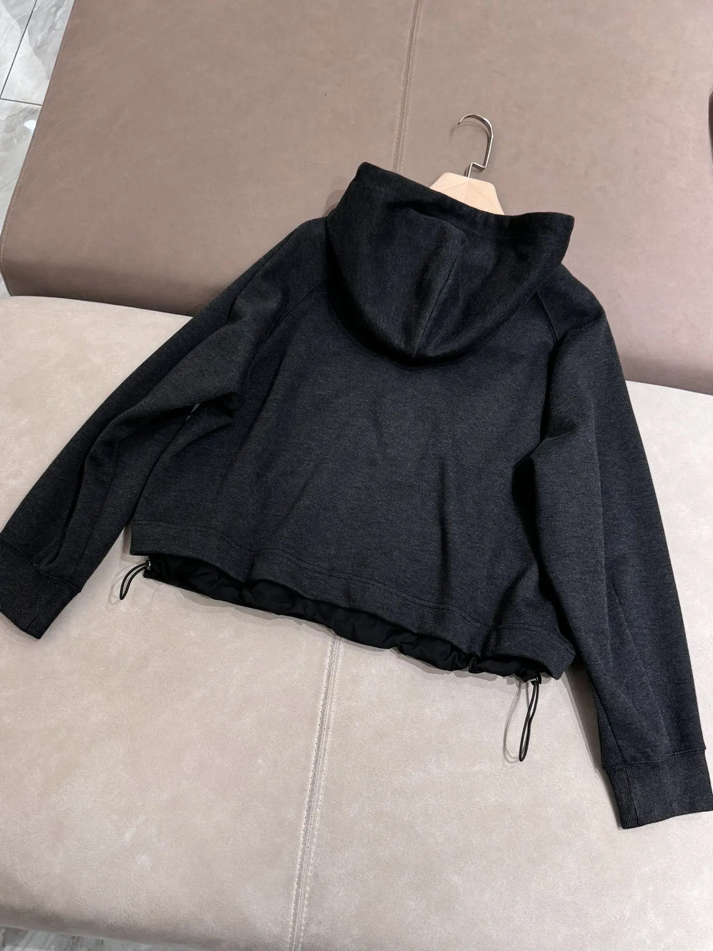 Set di pantaloni da donna primaverili Giacca con zip a maniche lunghe + pantaloni dritti Set da 2 pezzi