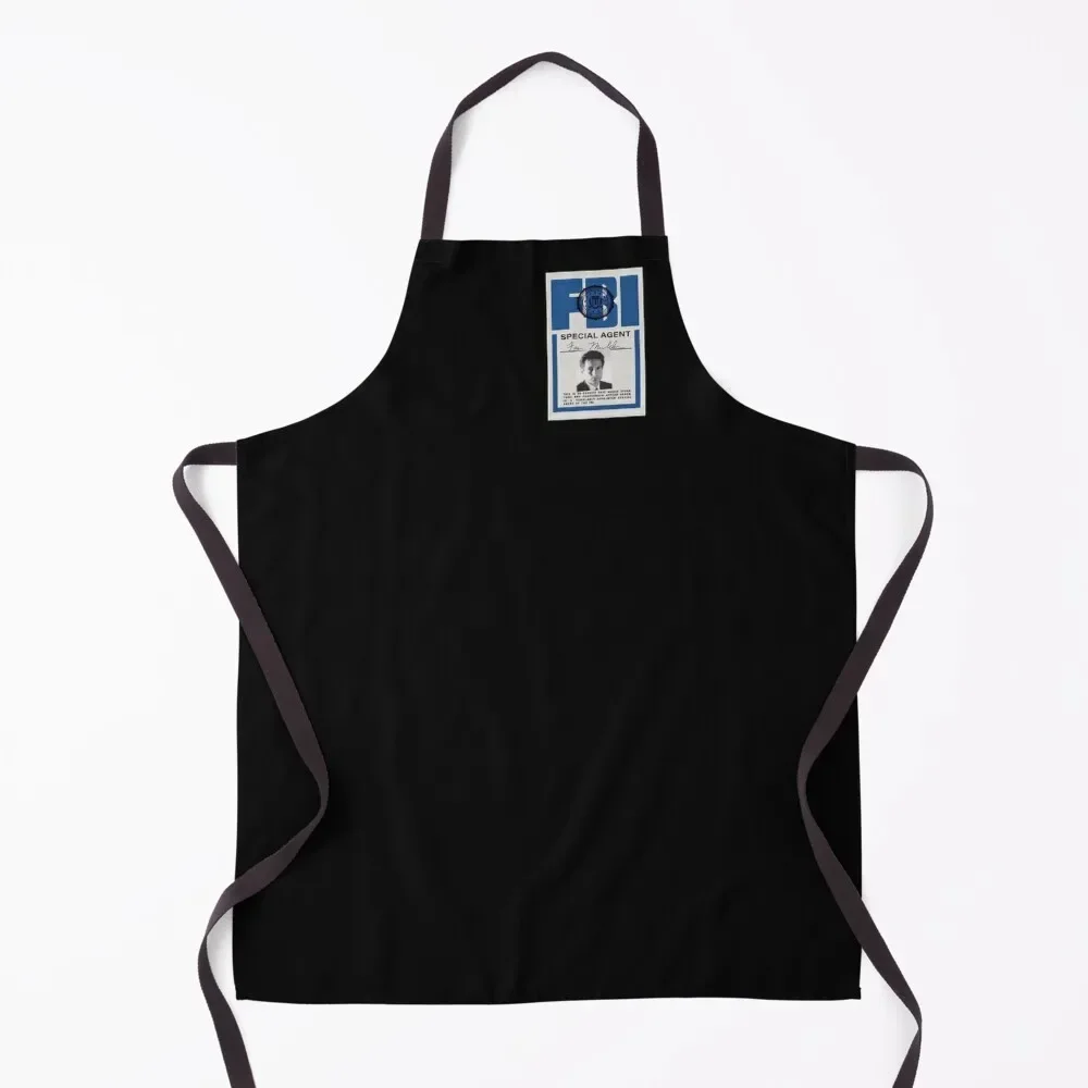 Fox Mulder FBI Badge - X-Files Apron Kitchen Special Accessories manicurist Apron