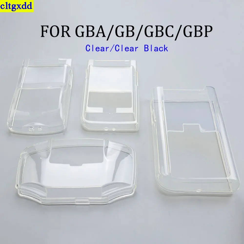 

Cltgxdd 1piece transparent TPU game pad protective cover suitable FOR GBA GBP GBC GB game console shell soft silicone crystal