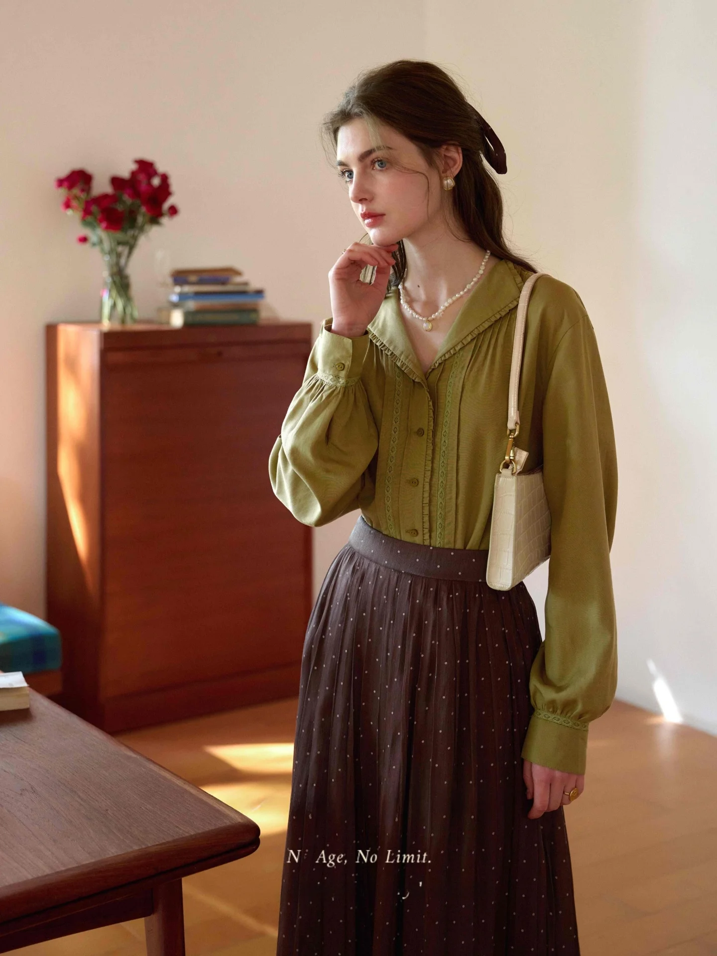 

Женская льняная рубашка SimpleRetro с длинным рукавом, в полоску, с отложным воротником, приталенная, весенняя, модная, во французском стиле, свободного кроя