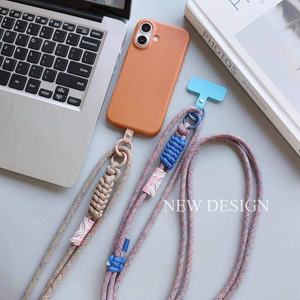 เกาหลี Universal ปรับสายคล้องโทรศัพท์โทรศัพท์มือถือแขวนเชือกสายรัดคอ Anti-Lost Lanyard อุปกรณ์เสริมโทรศัพท์มือถือ