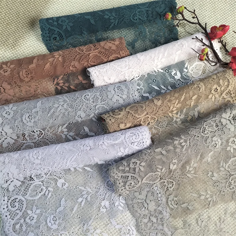 E1674 16-3 23cm colourful lace trim for underwear, Pressed Lace Clothes Sskirt Underwear Sewing Accessories