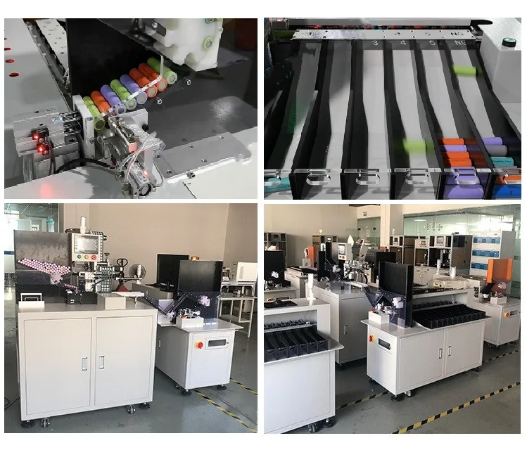 6Cylindrical Cell Selector Battery Sorting and Grading Machine Sorter for Lithium Ion Battery Pack
