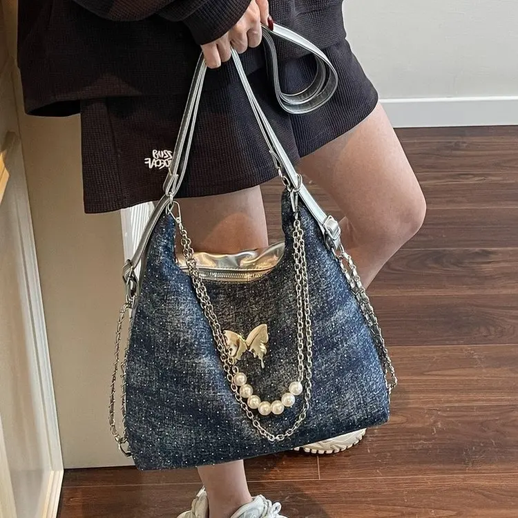 

Осень 202, 389, новая модная универсальная сумка на плечо большой вместимости, сумка-тоут для отдыха и путешествий, рюкзак