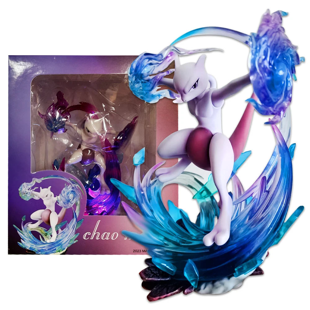 14cm-anime-pokemon-mewtwo-figure-dm-scenario-cartoon-figures-pvc-statue-model-doll-can-emit-light-toy-for-children-gifts