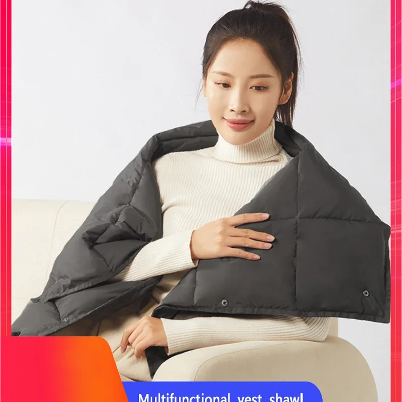 Easy PMA graphene multifunctional heating blanket warm shawl heating down electric heating pad