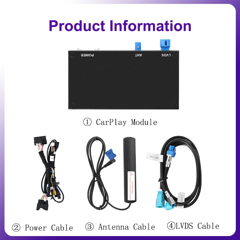 AUTOTOP Drahtlose Carplay Android Auto Spiegel Link Modul Box Für Audi A1 Q3 2019-2021 MIB2-Pluas System Interface decoder – Detail 7