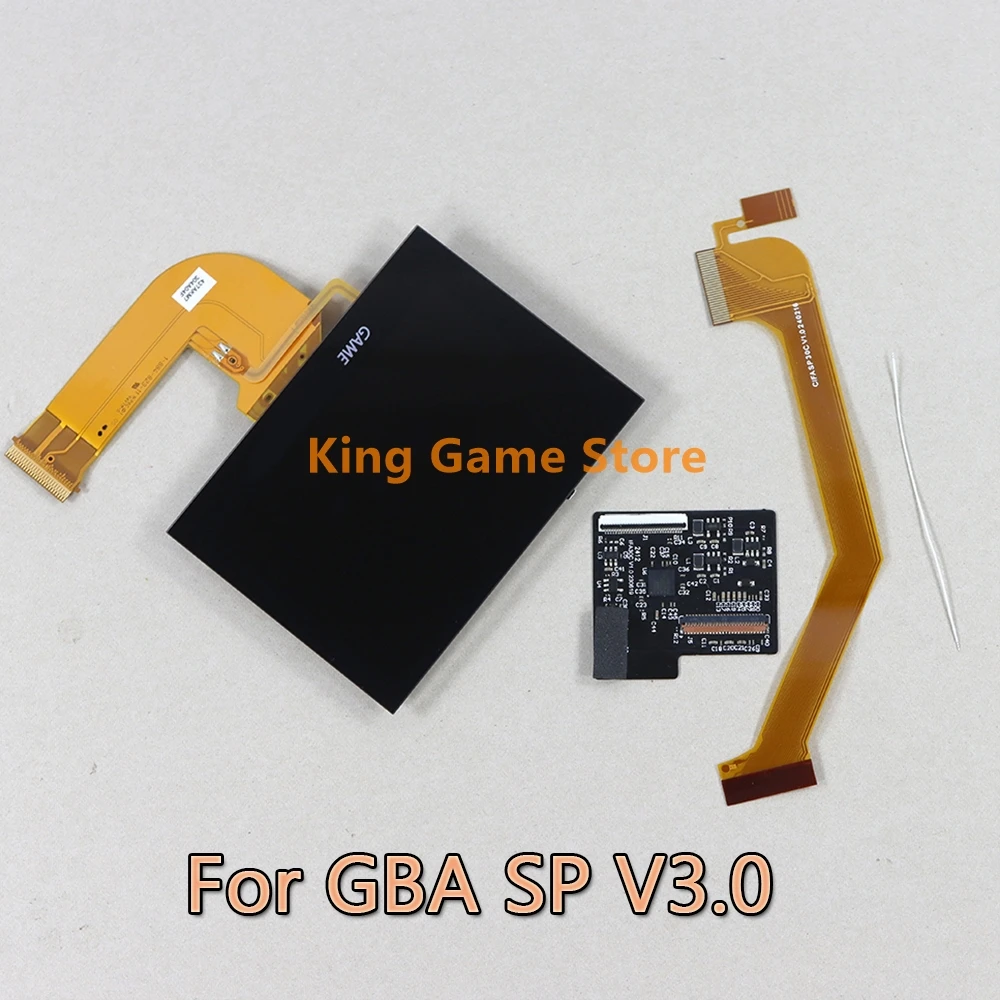 

3sets V3.0 Highlight IPS LCD Screen Replacement For Nintend Game Boy Advance GBA SP Repair Parts