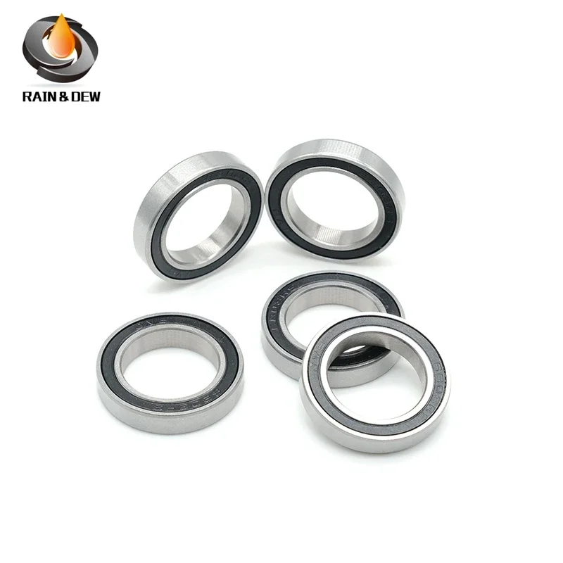 5PCS Stainless Steel S6803RS Bearing 17x26x5 mm ABEC-7 440C S6803RS Ball Bearings 6803 Stainless Steel Ball Bearing