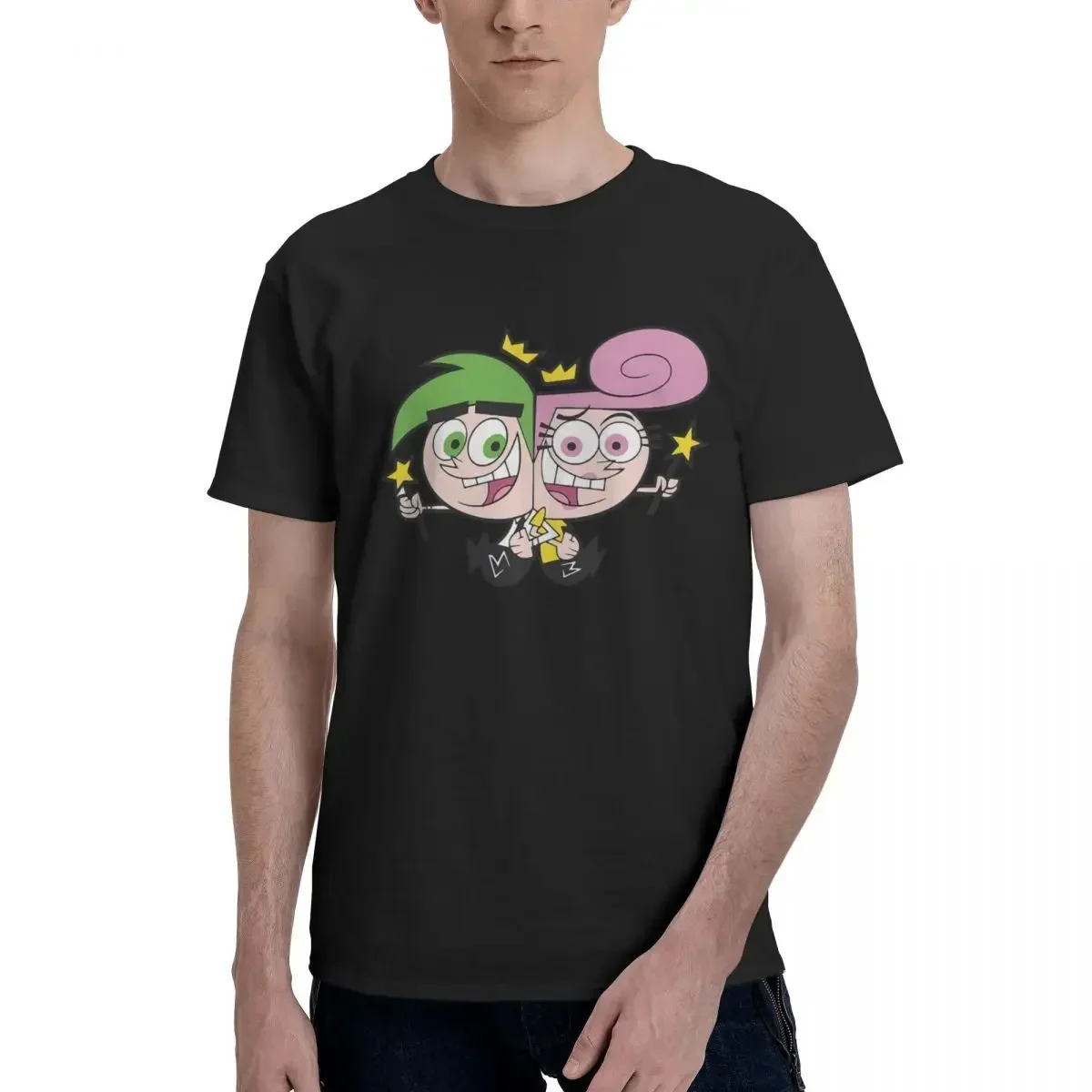 100% Cotton Fairly Oddparents - Cosmo T-shirt Male Classic Oversized T Shirt Men O-Neck Summer Shirts Tops S-6XL