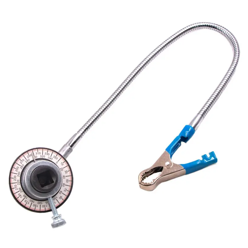 1/2 Torque Indexer, Torque Angle Gauge, Gauge Torque Angle Meter, Pointer Dial Magnet, Clip 2-in-1
