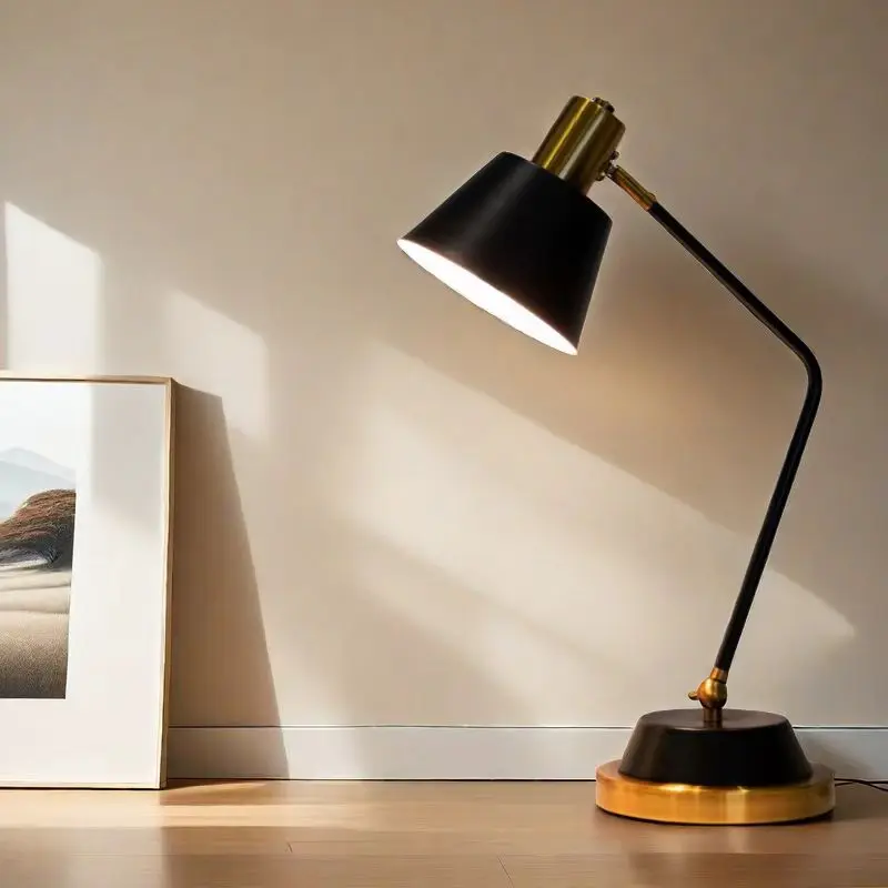 

American light luxury hotel study dormitory desk study reading lamp bedroom bedside lamp