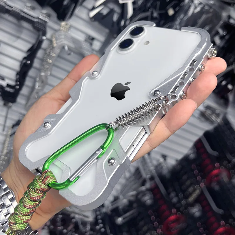 

Armor Screw Metal Frame Shockproof Cover For iPhone 16e Aluminium Bumper Cases Heavy Duty Fundas for iPhone 16e