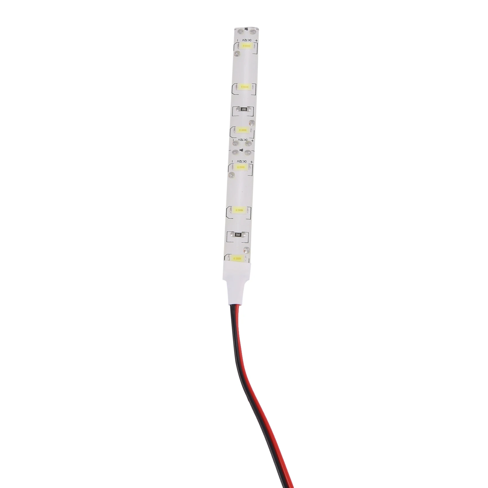 2x 10cm 12V White 6 LED 5630 SMD Strip Lights For Car Boat Motor Van Waterproof