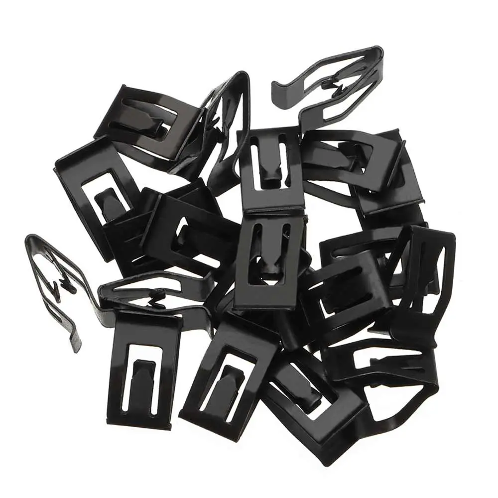 20Pcs/pack Durable Black Accessory Control Panel Fastener Car Dash Clips Dashboard Retainer Rivets Auto Trim