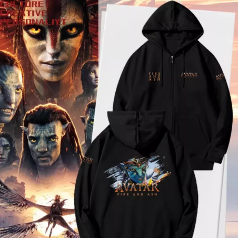 

Avatar Fire And Ash Movie Avatar Peripheral Cardigan Sweatshirt Thin Design For Men And Women With Fleece And Hooded Jacket Gift