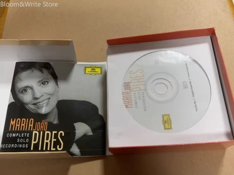 التسجيلات الشخصية الكاملة لعازف البيانو البرتغالي الشهير ماريا جواو بايرز على DG، صندوق هدايا مجموعة موسيقى 20 قرصًا