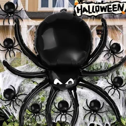 2/10PCS Halloween Large Spider Balloons Large Foil Spider Balloon Kids Inflatable Toys Horror Halloween Party Decoration Supply