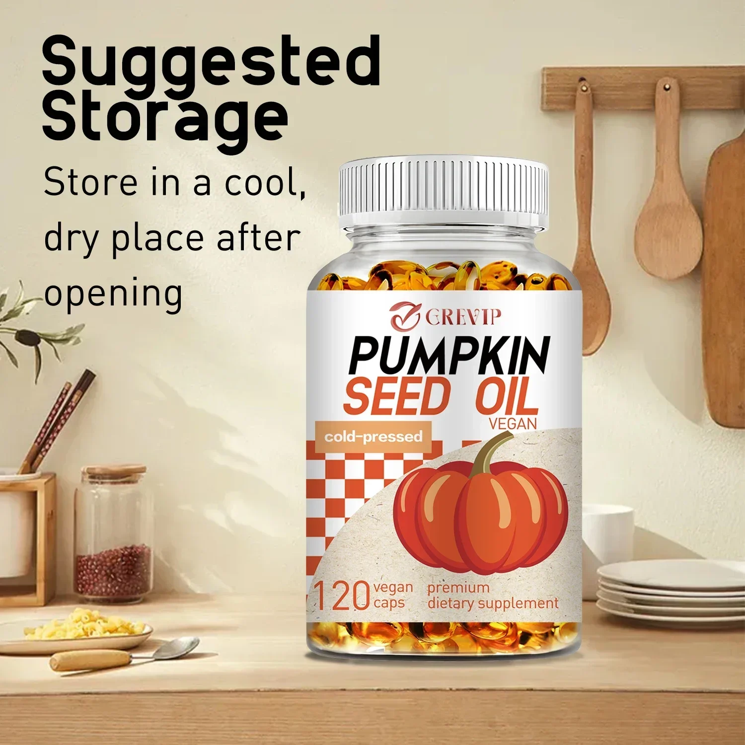 Pumpkin Seed Oil - Supports Prostate Urinary Tract Health, Hair, Heart Health, Youthful Skin